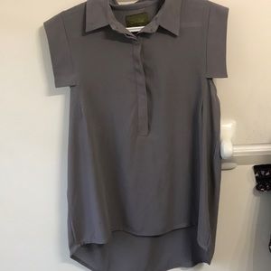 Georgette sleeveless shirt